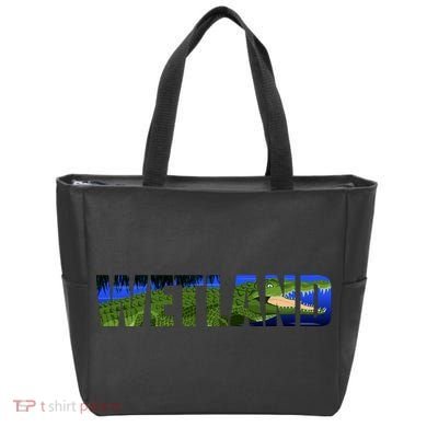 Wetland Gator Crocodile Tote Bag
