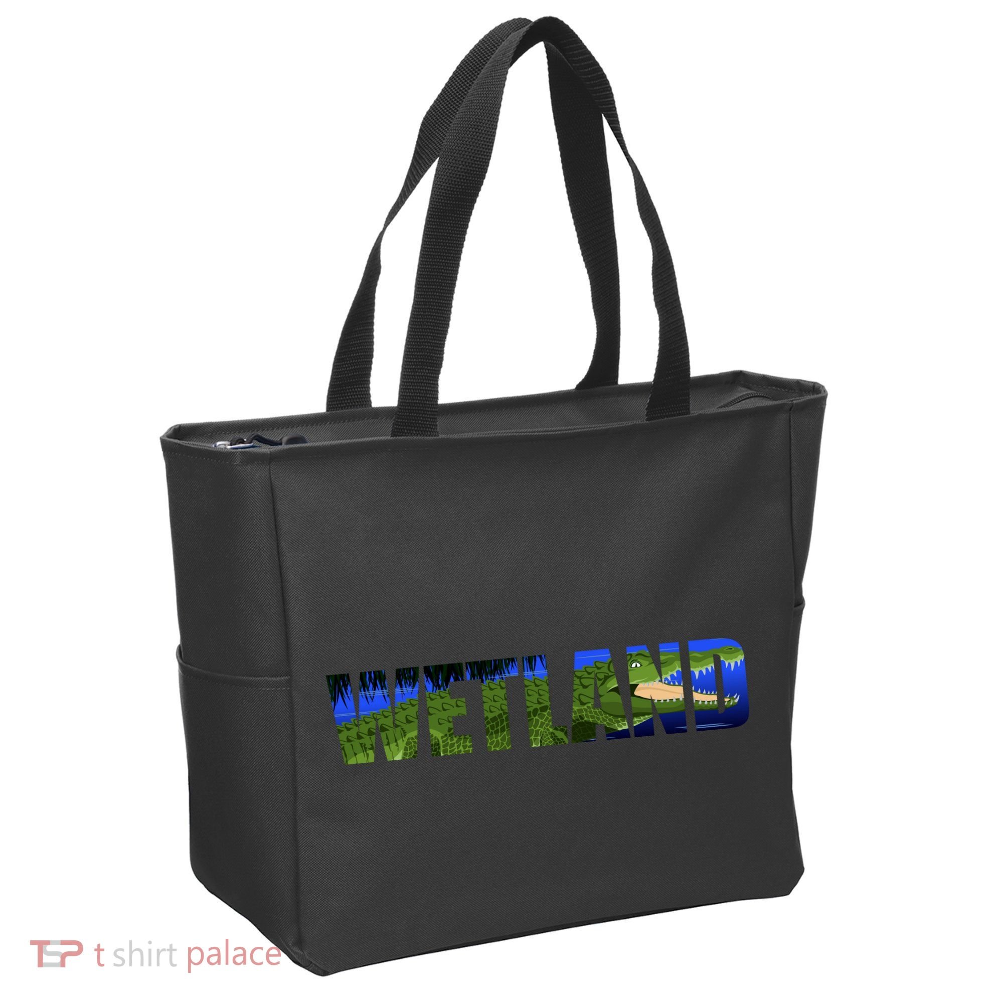 Wetland Gator Crocodile Tote Bag