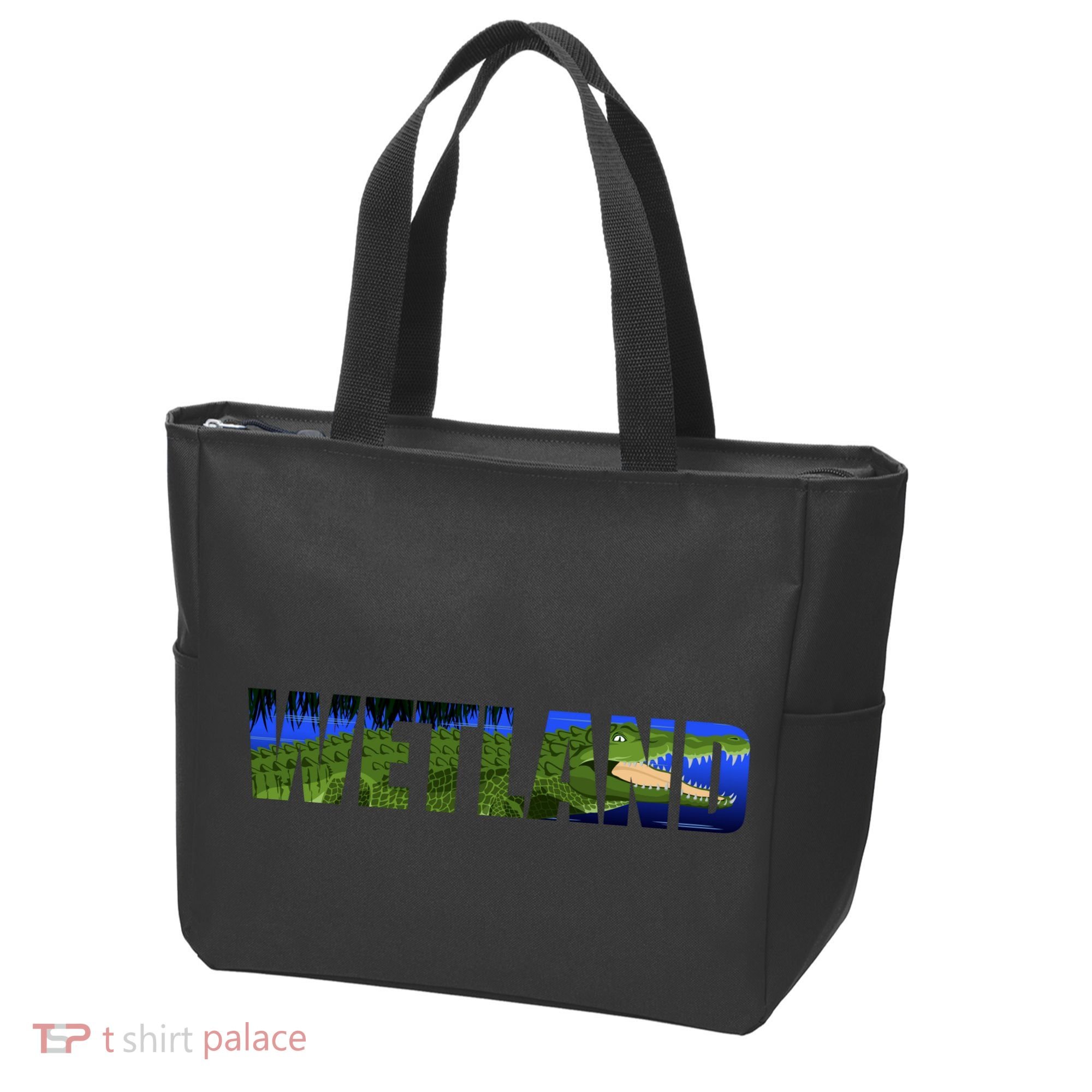 Wetland Gator Crocodile Tote Bag