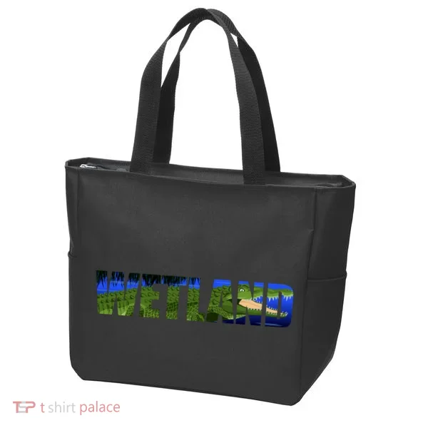 Wetland Gator Crocodile Tote Bag