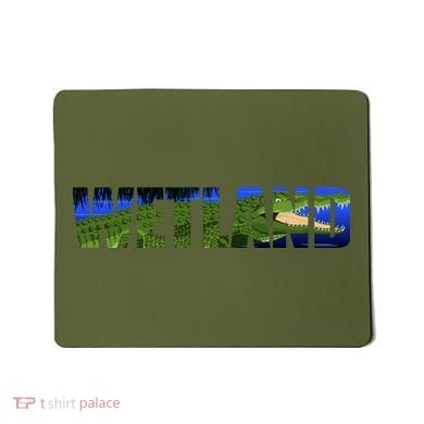Wetland Gator Crocodile Mousepad