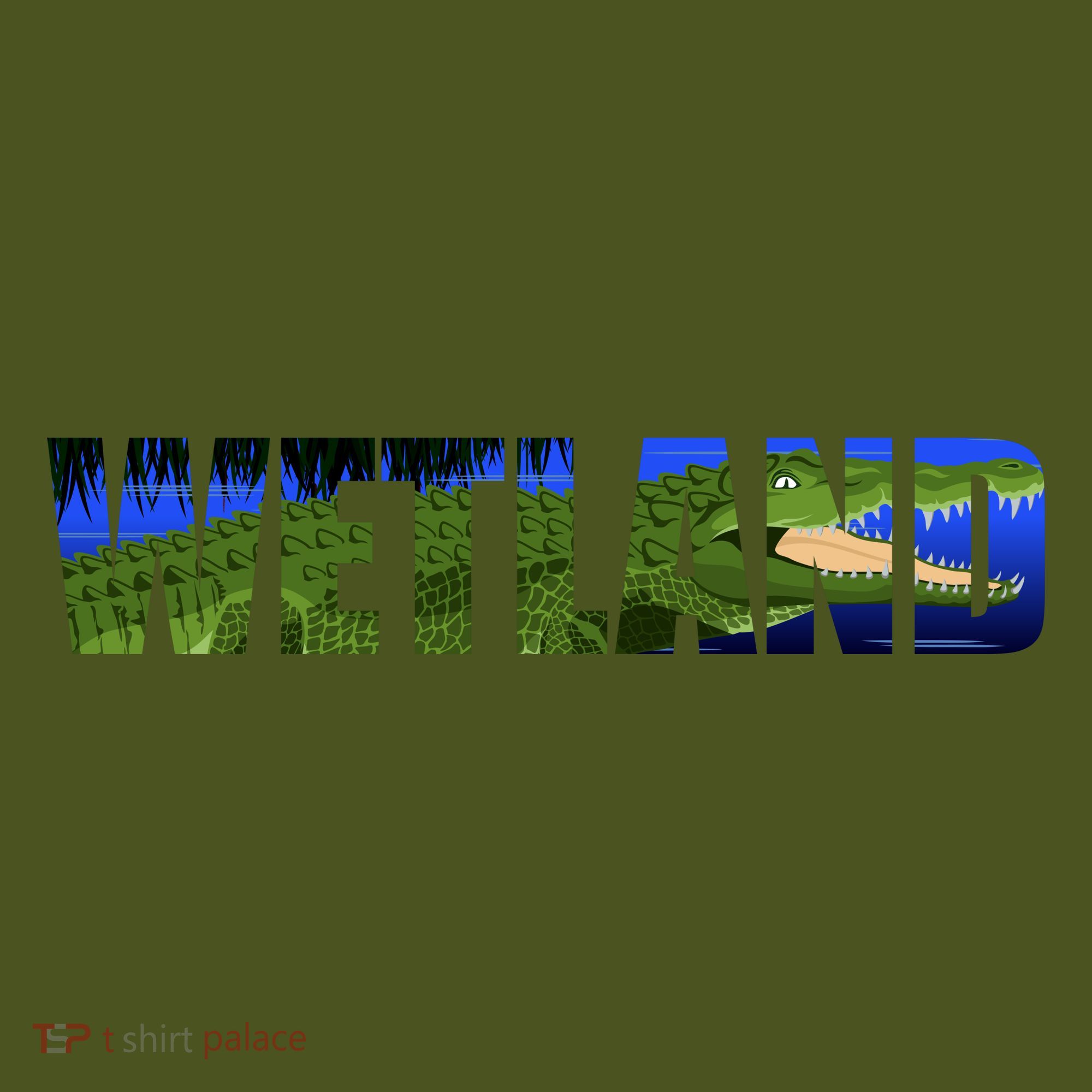 Wetland Gator Crocodile Mousepad