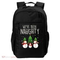 We've Been Naughty Christmas Snowman Backpack thumb 0