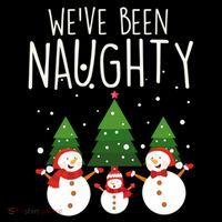 We've Been Naughty Christmas Snowman Coffee Mug thumb 5