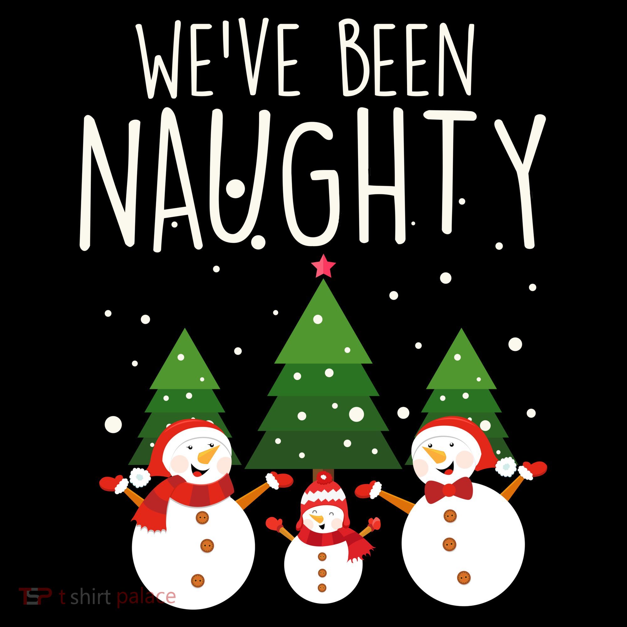 We've Been Naughty Christmas Snowman Coffee Mug