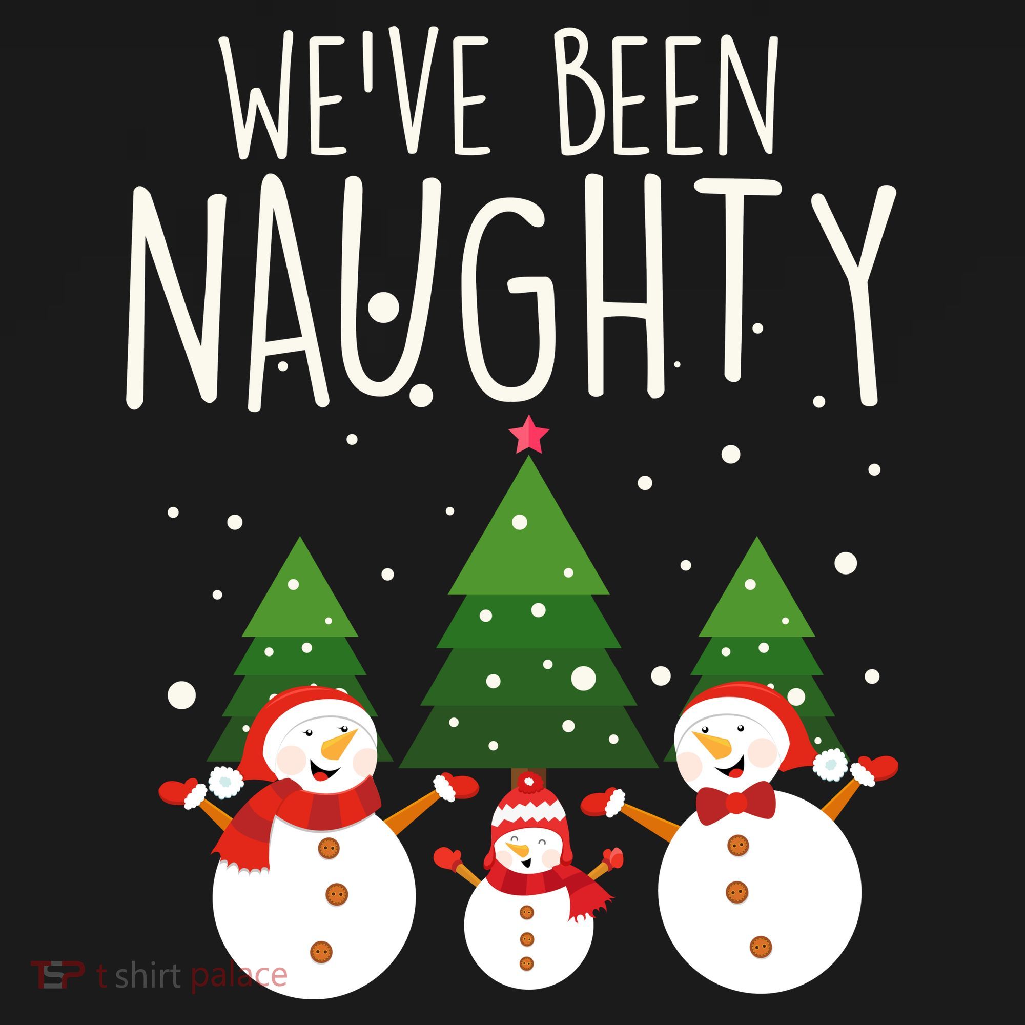We've Been Naughty Christmas Snowman Ornament