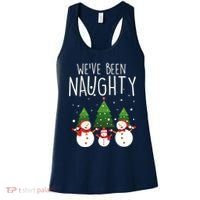 We've Been Naughty Christmas Snowman Women's Tank Top thumb 0