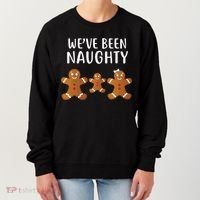 We've Been Naughty Gingerbread Women's Sweatshirt thumb 0