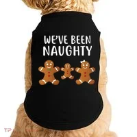 We've Been Naughty Gingerbread Doggie Tank thumb 0