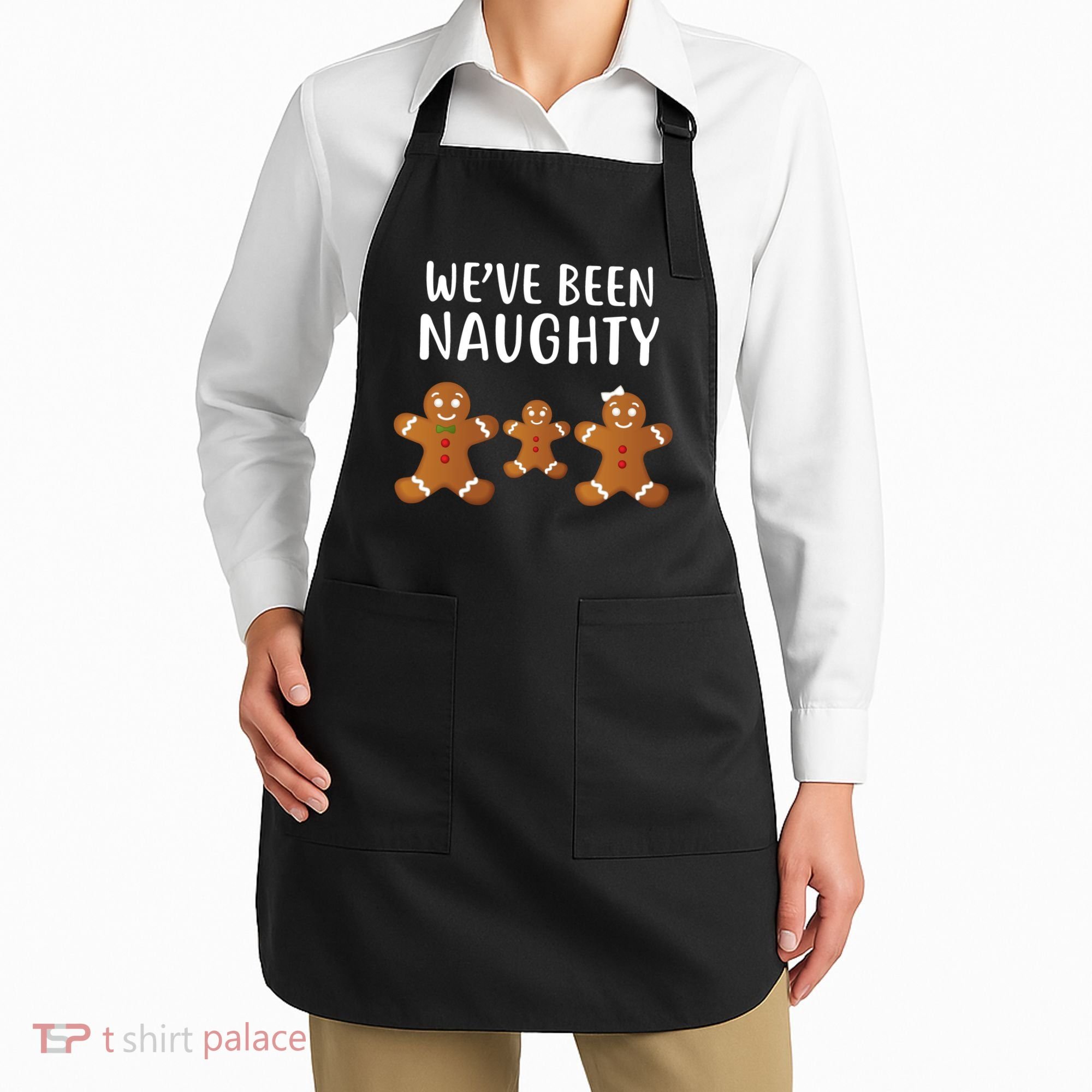 We've Been Naughty Gingerbread Apron