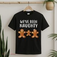 We've Been Naughty Gingerbread T-Shirt thumb 2