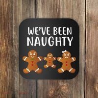 We've Been Naughty Gingerbread Coaster thumb 0