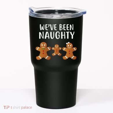 We've Been Naughty Gingerbread Tumbler