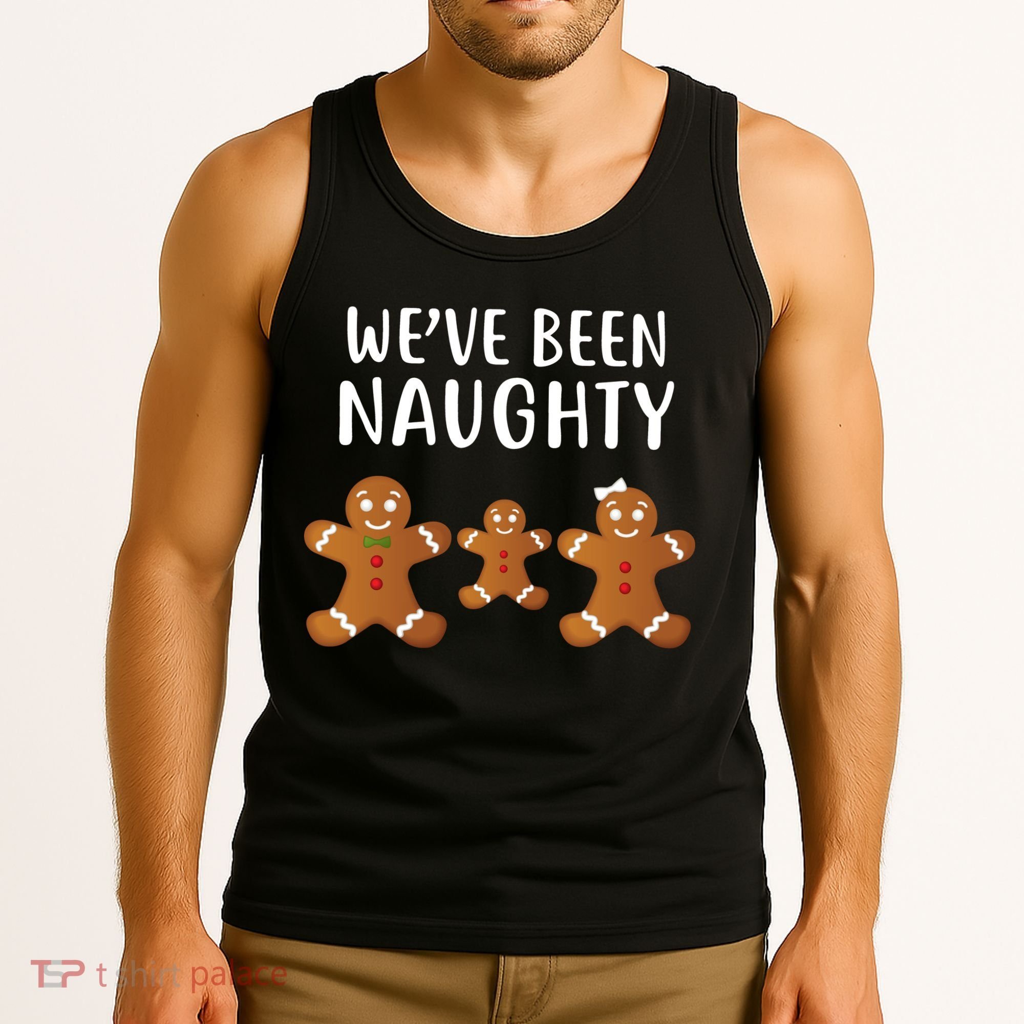 We've Been Naughty Gingerbread Tank Top