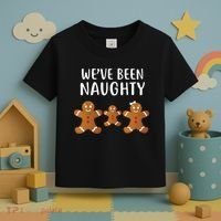 We've Been Naughty Gingerbread Toddler T-Shirt thumb 3