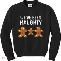 We've Been Naughty Gingerbread Kids Sweatshirt thumb 0
