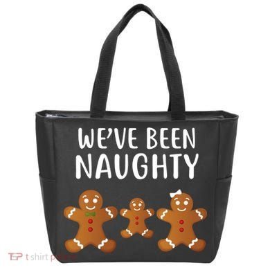 We've Been Naughty Gingerbread Tote Bag