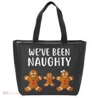 We've Been Naughty Gingerbread Tote Bag thumb 0
