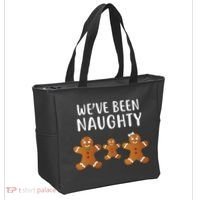 We've Been Naughty Gingerbread Tote Bag thumb 2