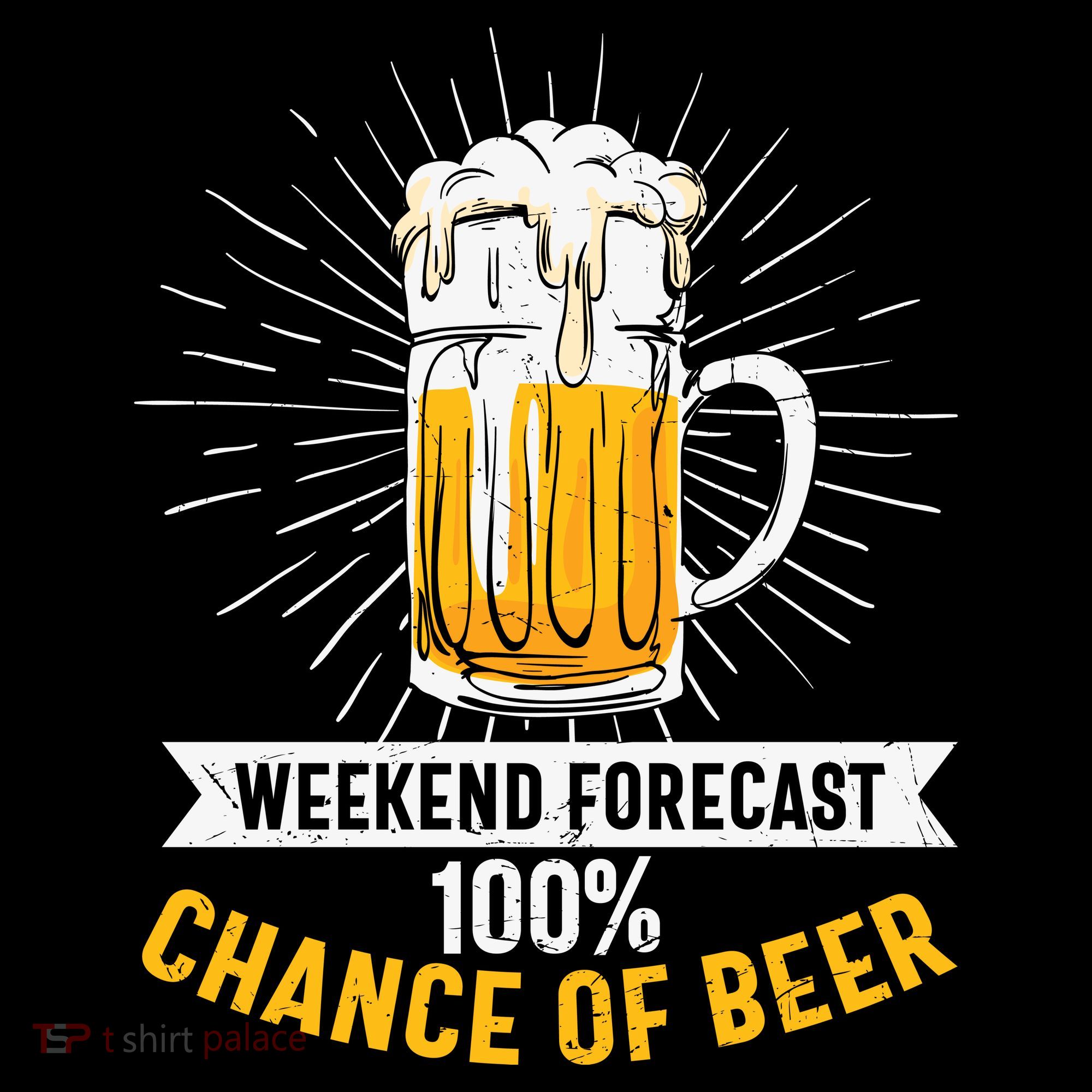 Weekend Forecast 100 Chance Of Beer Beer Gift Beer Lover Coffee Mug