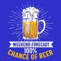Weekend Forecast 100 Chance Of Beer Beer Gift Beer Lover Tank Top thumb 6