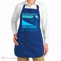 Weekend Forecast 100% Chance Of Jet Skiing Jet Ski Lovers Gift Apron thumb 2