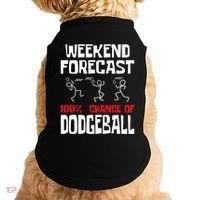 Weekend Forecast 100% Chance Of Dodgeball Dodgeball Player Doggie Tank thumb 0