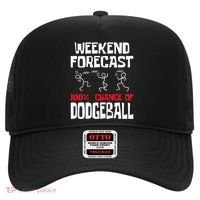 Weekend Forecast 100% Chance Of Dodgeball Dodgeball Player Hat thumb 0