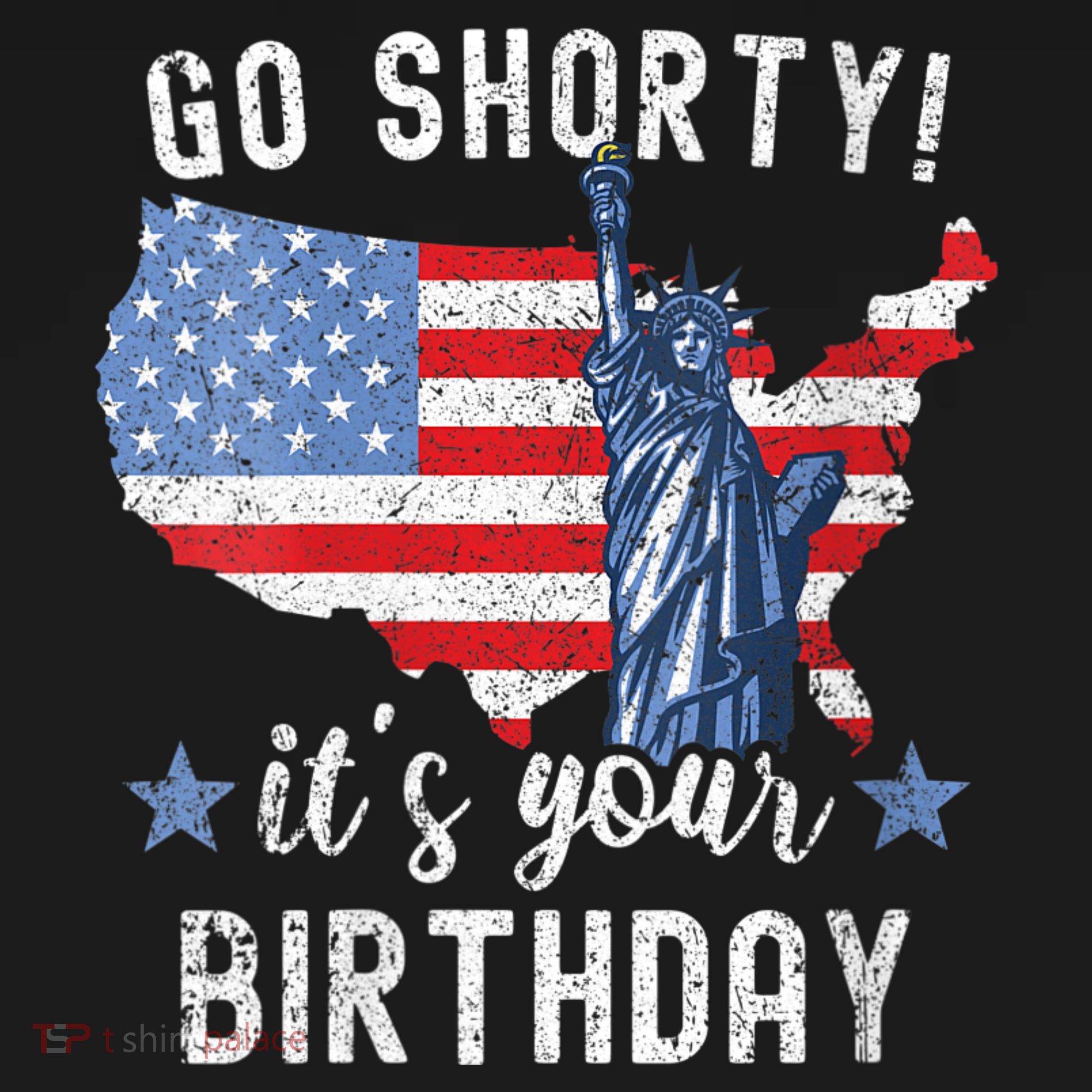 Womens Funny 4th Of July Patriotic Go Shorty It's Your Birthday Women's Hoodie