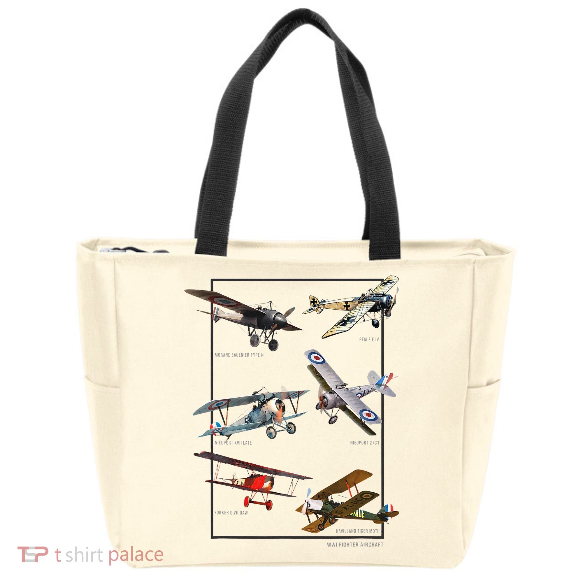 Wwi Fighters Airplanes Tote Bag