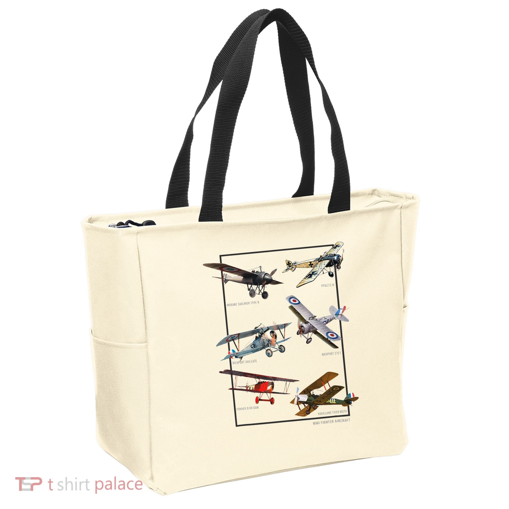 Wwi Fighters Airplanes Tote Bag