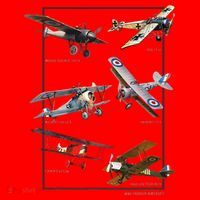 Wwi Fighters Airplanes Santa Hat thumb 1