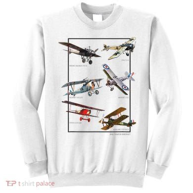 Wwi Fighters Airplanes Sweatshirt