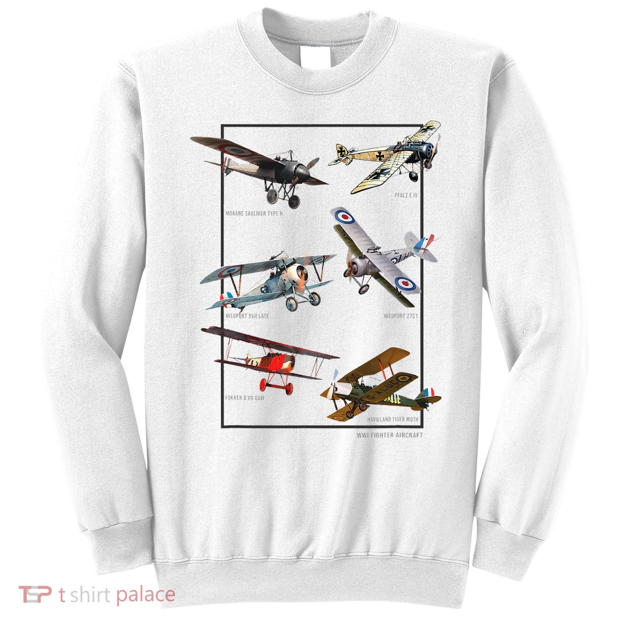 Wwi Fighters Airplanes Sweatshirt