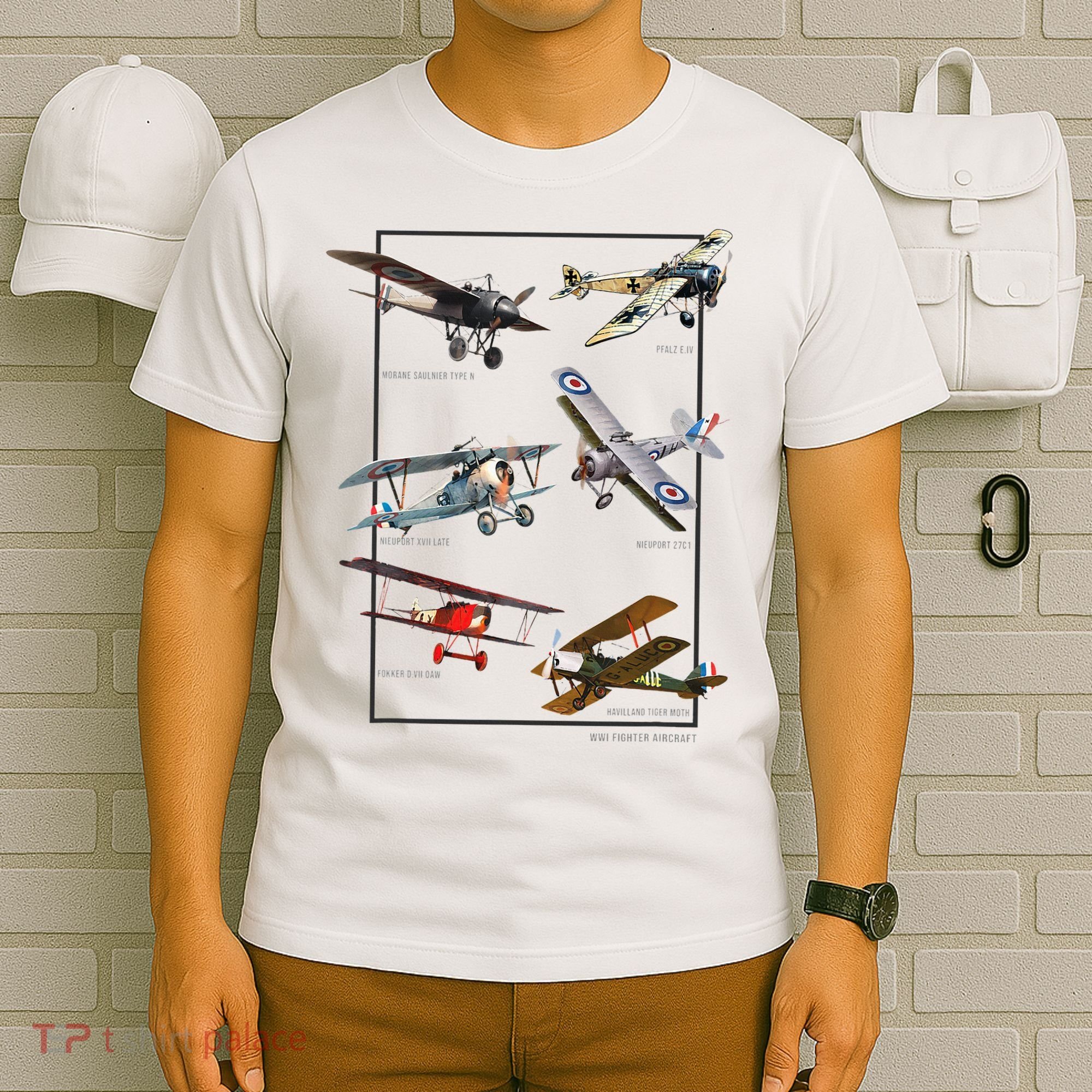 Wwi Fighters Airplanes T-Shirt