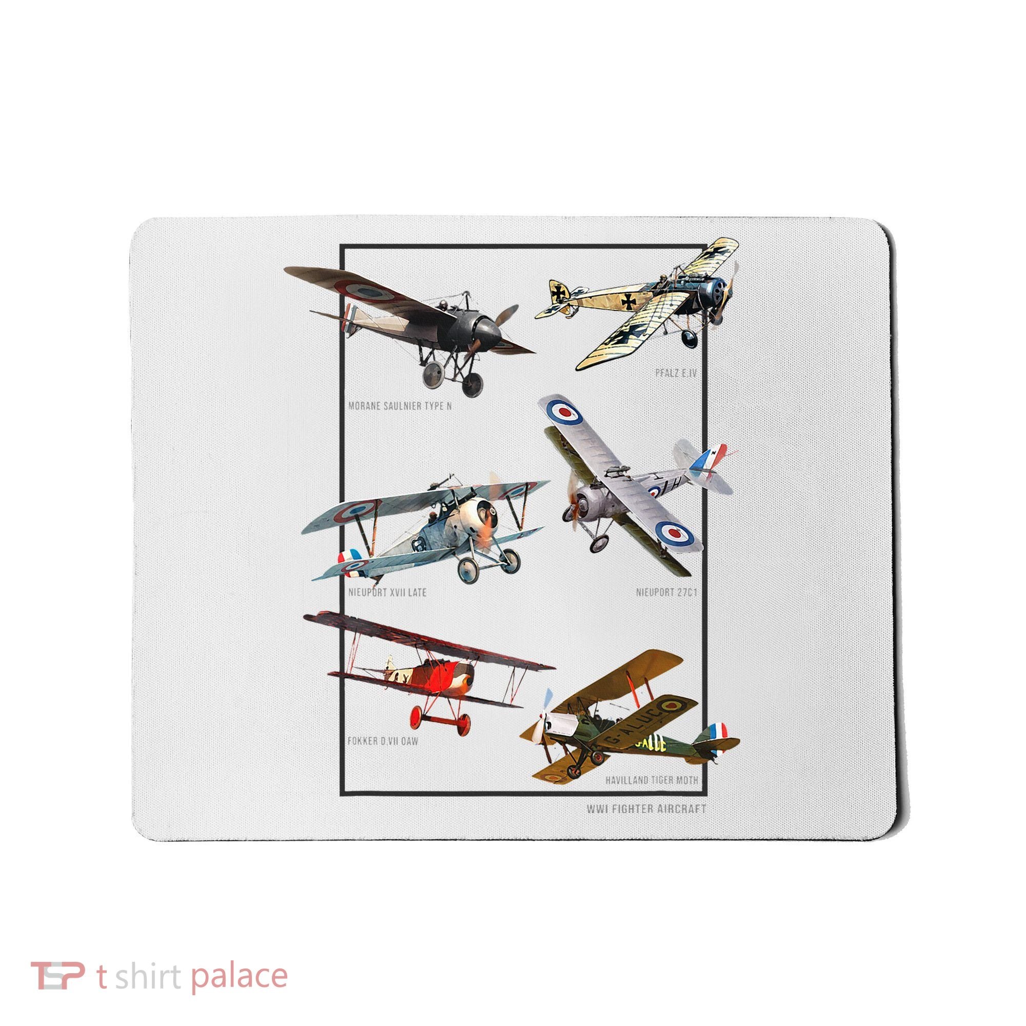 Wwi Fighters Airplanes Mousepad