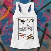 Wwi Fighters Airplanes Women's Tank Top thumb 3