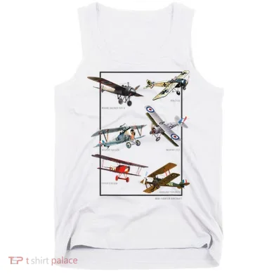 Wwi Fighters Airplanes Tank Top