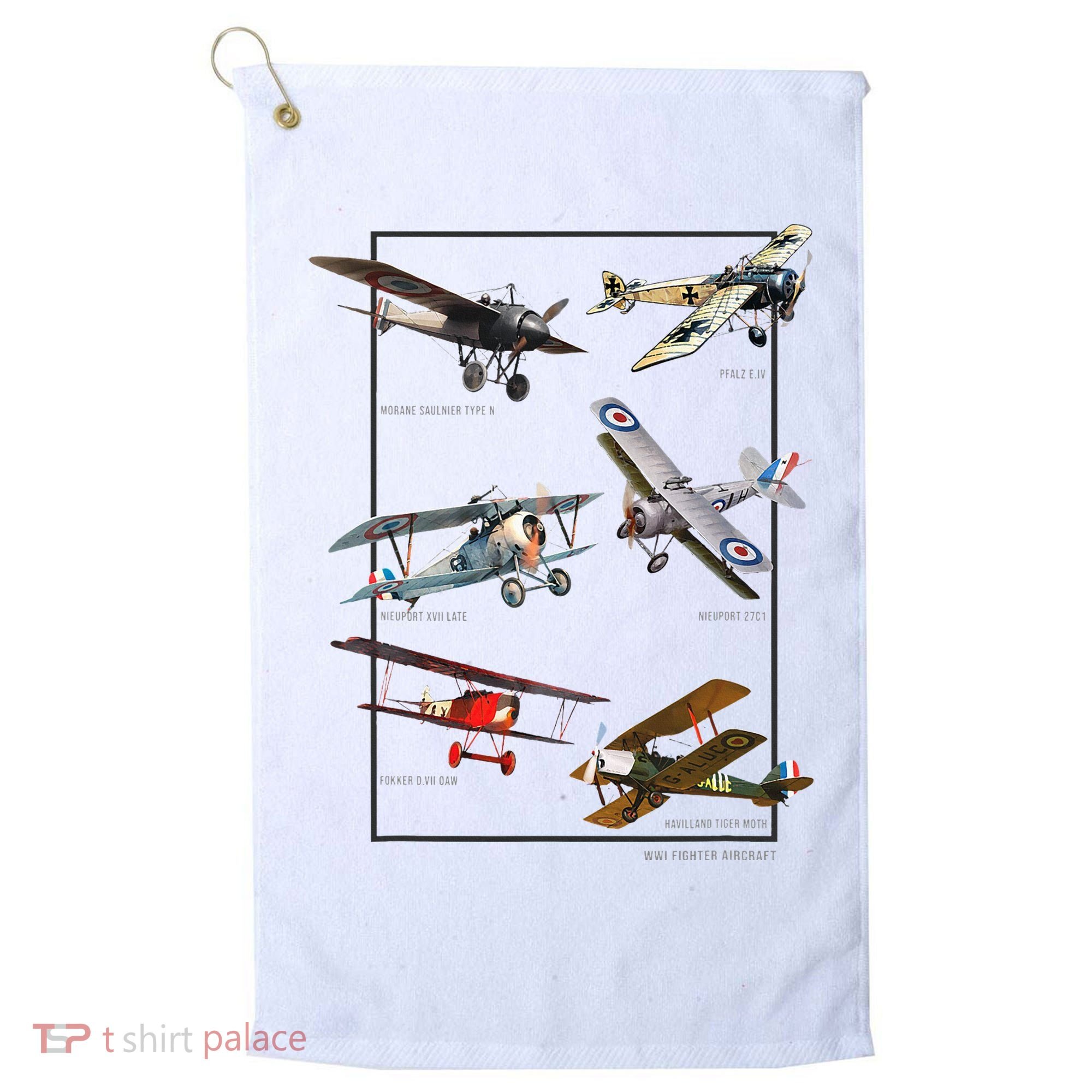 Wwi Fighters Airplanes Golf Towel
