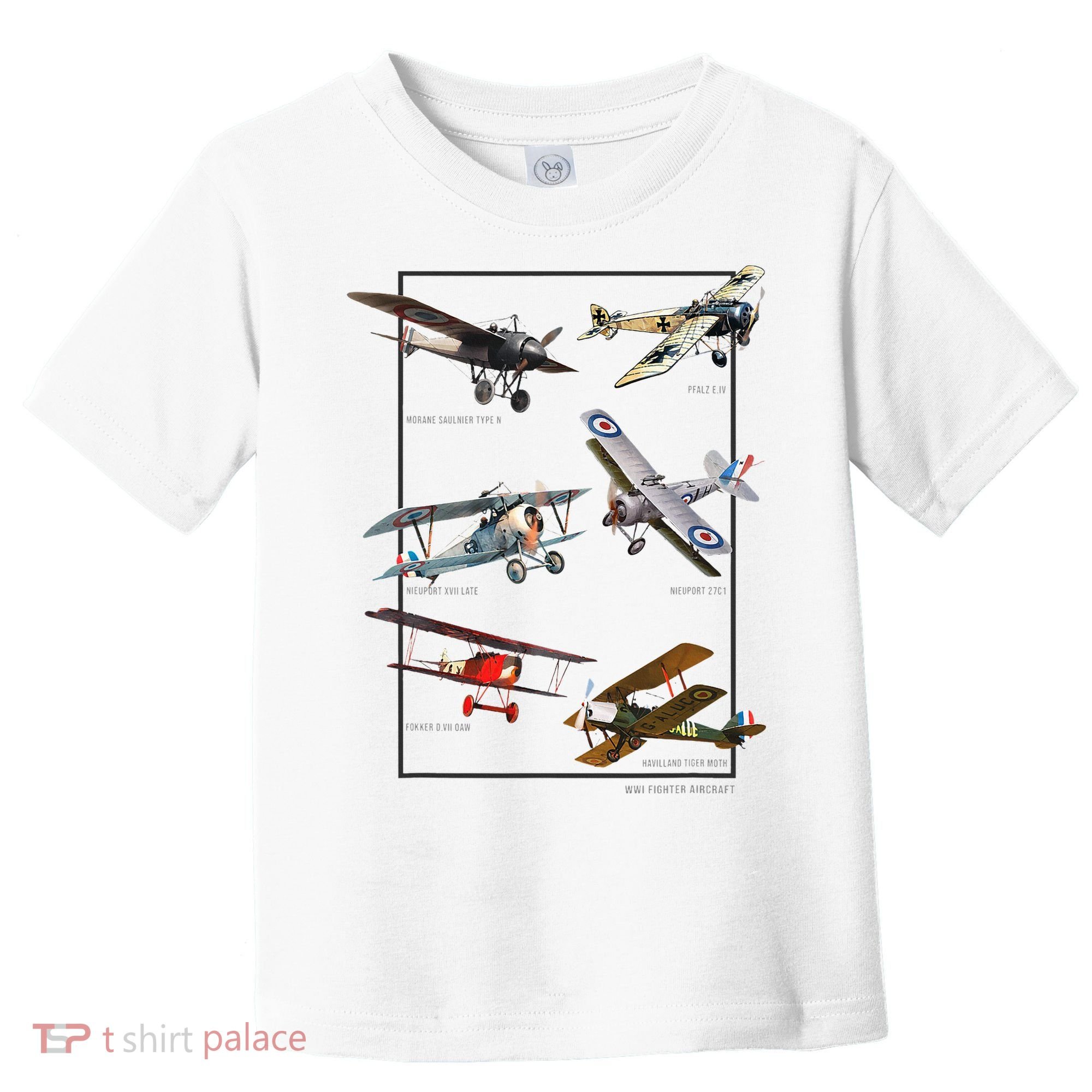 Wwi Fighters Airplanes Toddler T-Shirt