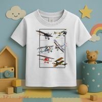 Wwi Fighters Airplanes Toddler T-Shirt thumb 3