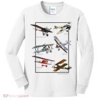 Wwi Fighters Airplanes Kids Long Sleeve Shirt thumb 0