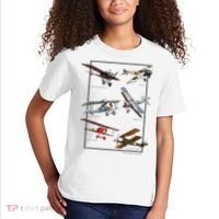 Wwi Fighters Airplanes Kids T-Shirt thumb 2