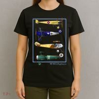 WWI Fighters Airplanes Vintage T-Shirt thumb 4