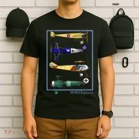 WWI Fighters Airplanes Vintage T-Shirt thumb 6