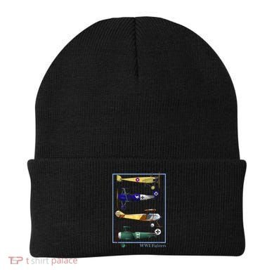 WWI Fighters Airplanes Vintage Beanie