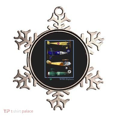 WWI Fighters Airplanes Vintage Ornament