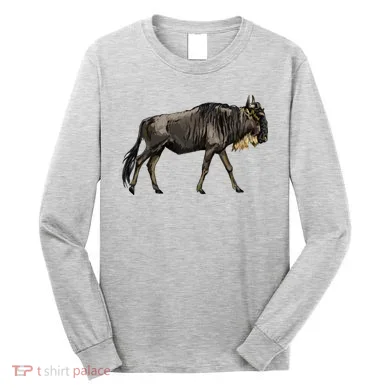 Wildebeest From A Splash Long Sleeve Shirt