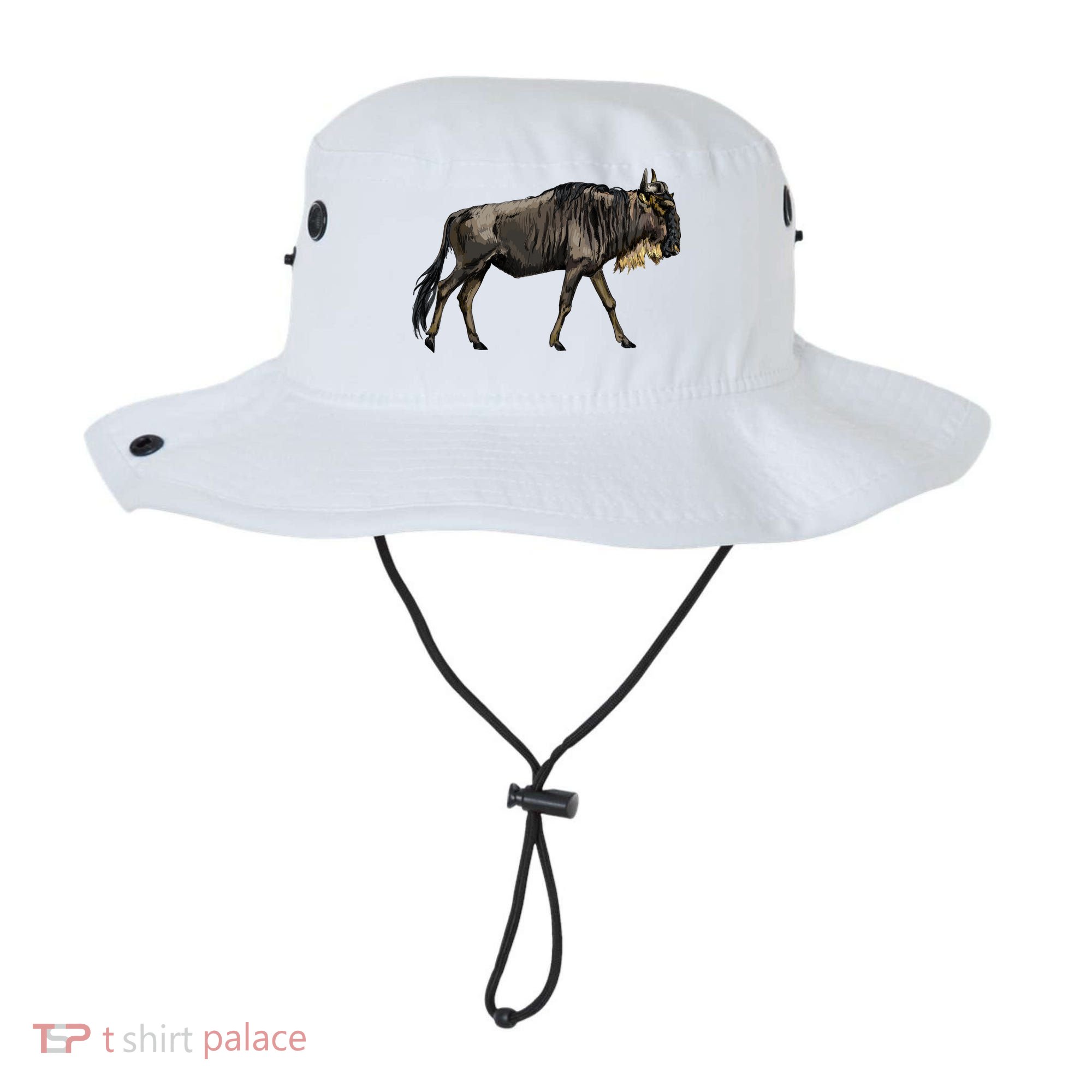 Wildebeest From A Splash Bucket Hat