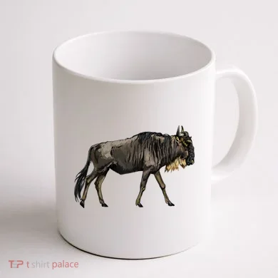 Wildebeest From A Splash Coffee Mug back